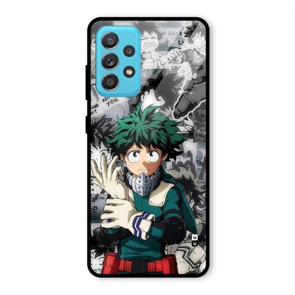 Izuku Midoriya Glass Back Case for Galaxy A52