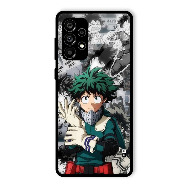 Izuku Midoriya Glass Back Case for Galaxy A73 5G