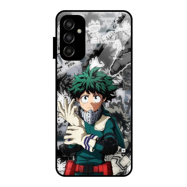 Izuku Midoriya Glass Back Case for Galaxy F13