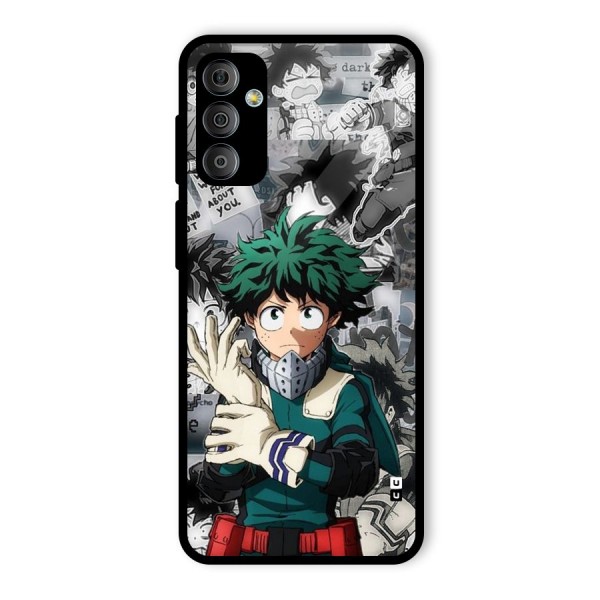 Izuku Midoriya Glass Back Case for Galaxy F23