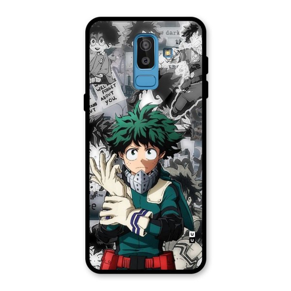 Izuku Midoriya Glass Back Case for Galaxy J8