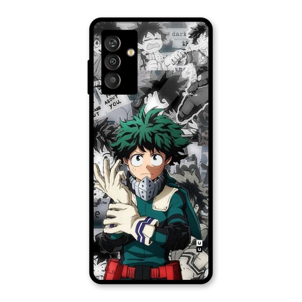 Izuku Midoriya Glass Back Case for Galaxy M13