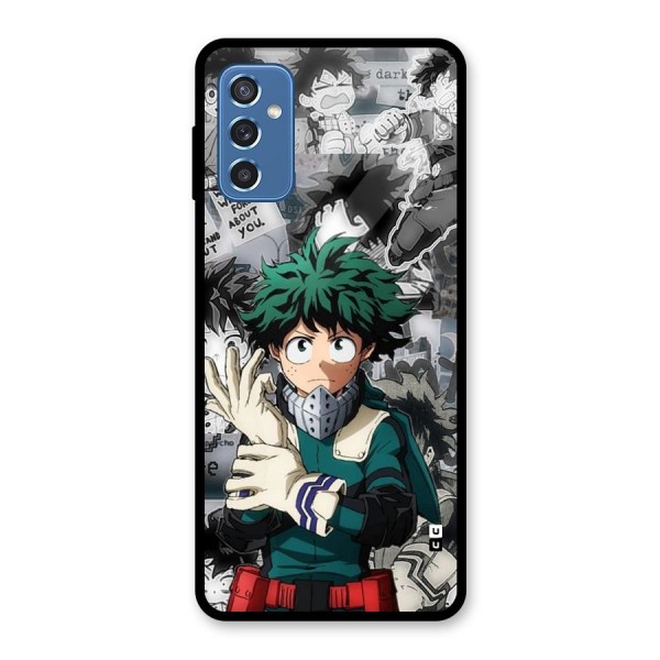 Izuku Midoriya Glass Back Case for Galaxy M52 5G