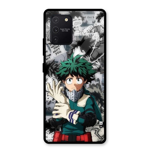 Izuku Midoriya Glass Back Case for Galaxy S10 Lite