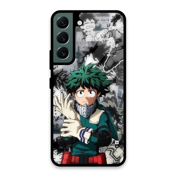 Izuku Midoriya Glass Back Case for Galaxy S22 5G