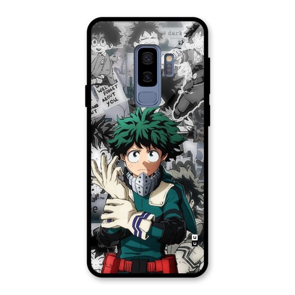 Izuku Midoriya Glass Back Case for Galaxy S9 Plus