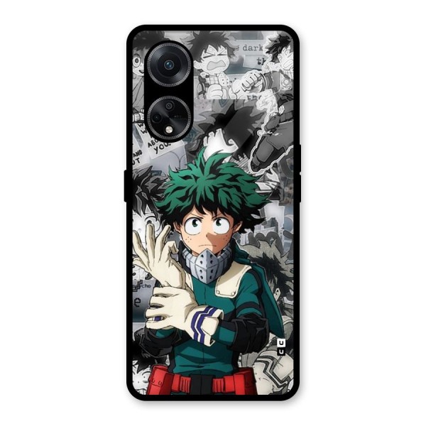 Izuku Midoriya Glass Back Case for Oppo F23