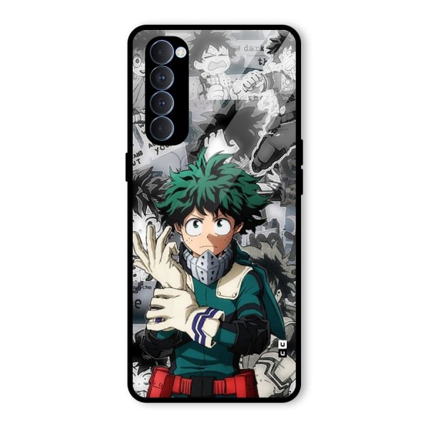 Izuku Midoriya Glass Back Case for Oppo Reno4 Pro