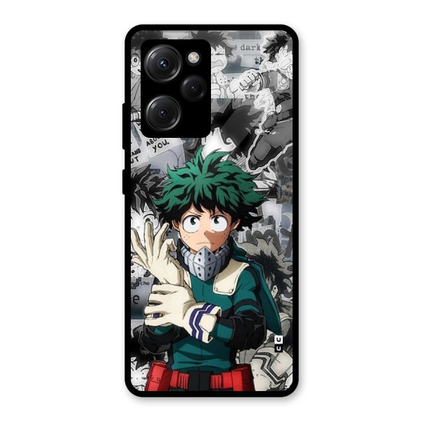 Izuku Midoriya Glass Back Case for Poco X5 Pro