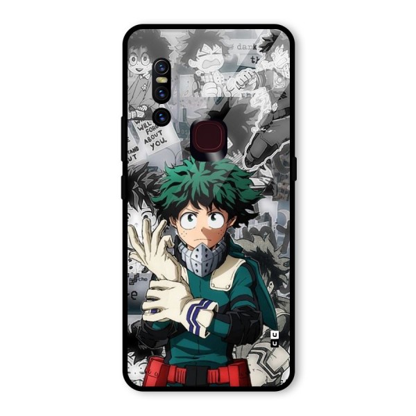 Izuku Midoriya Glass Back Case for Vivo V15