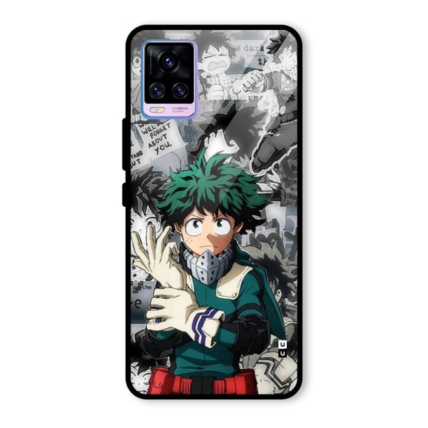 Izuku Midoriya Glass Back Case for Vivo V20 Pro