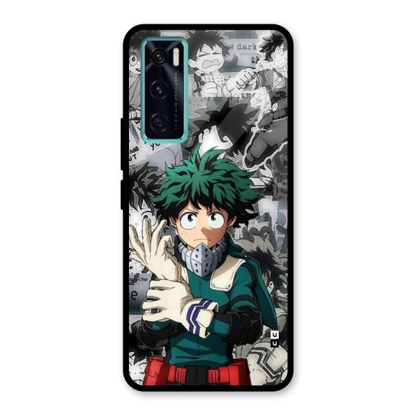 Izuku Midoriya Glass Back Case for Vivo V20 SE