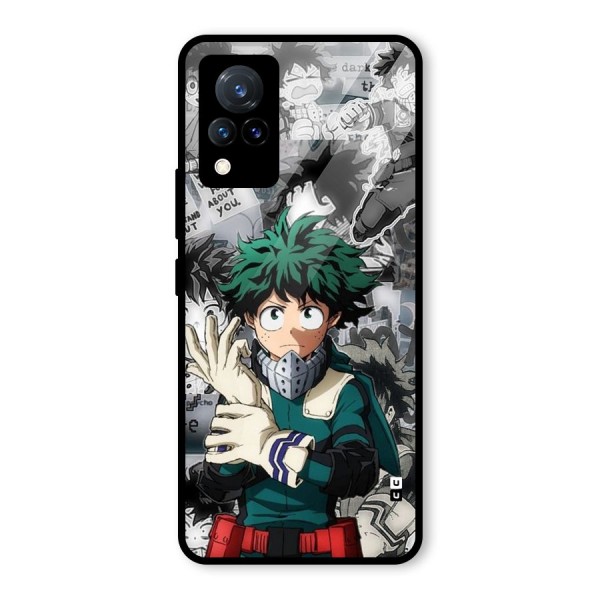 Izuku Midoriya Glass Back Case for Vivo V21 5G