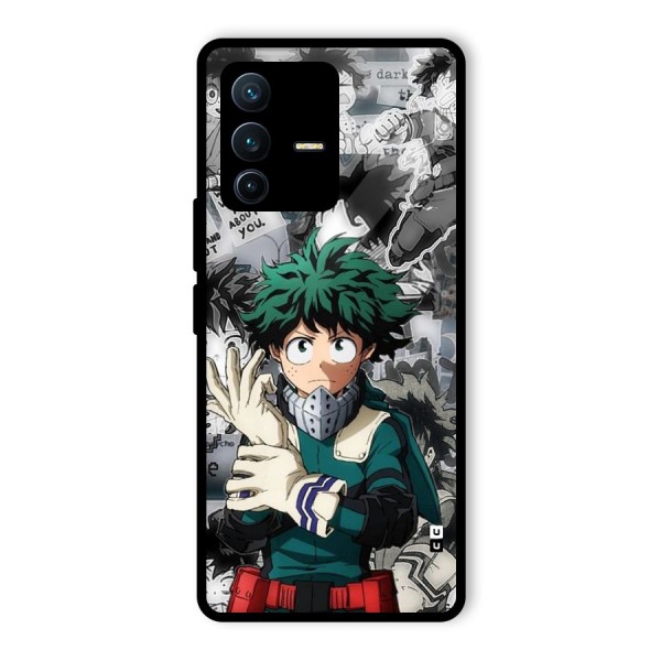 Izuku Midoriya Glass Back Case for Vivo V23 Pro