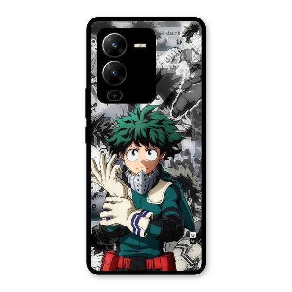 Izuku Midoriya Glass Back Case for Vivo V25 Pro