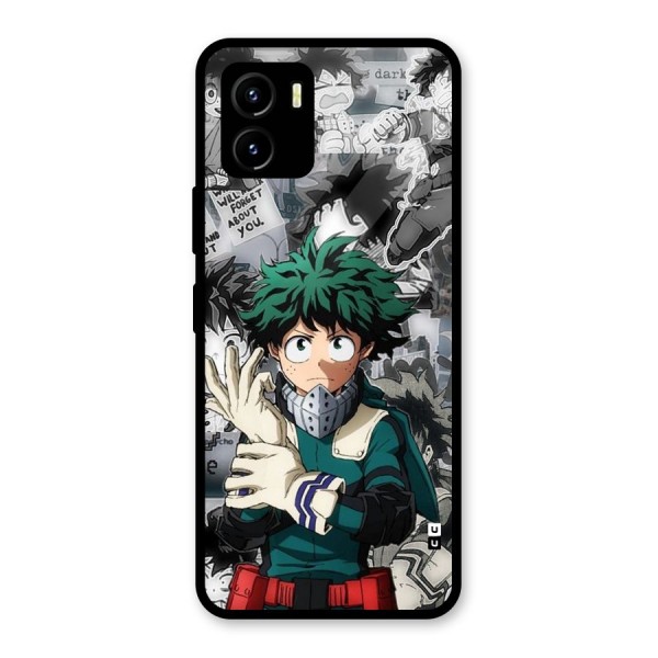 Izuku Midoriya Glass Back Case for Vivo Y15s