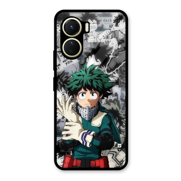 Izuku Midoriya Glass Back Case for Vivo Y16