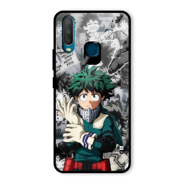 Izuku Midoriya Glass Back Case for Vivo Y17