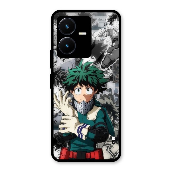 Izuku Midoriya Glass Back Case for Vivo Y22