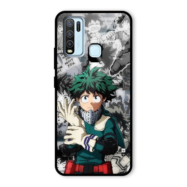 Izuku Midoriya Glass Back Case for Vivo Y50