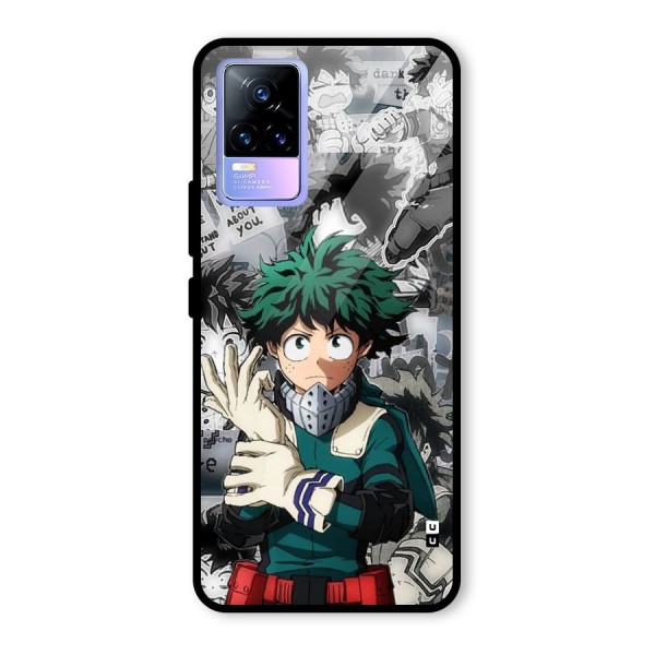 Izuku Midoriya Glass Back Case for Vivo Y73