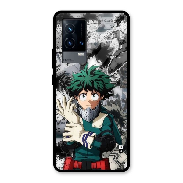 Izuku Midoriya Glass Back Case for iQOO 9 5G