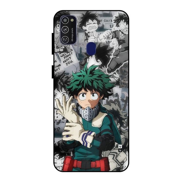 Izuku Midoriya Metal Back Case for Galaxy M21