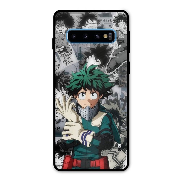 Izuku Midoriya Metal Back Case for Galaxy S10