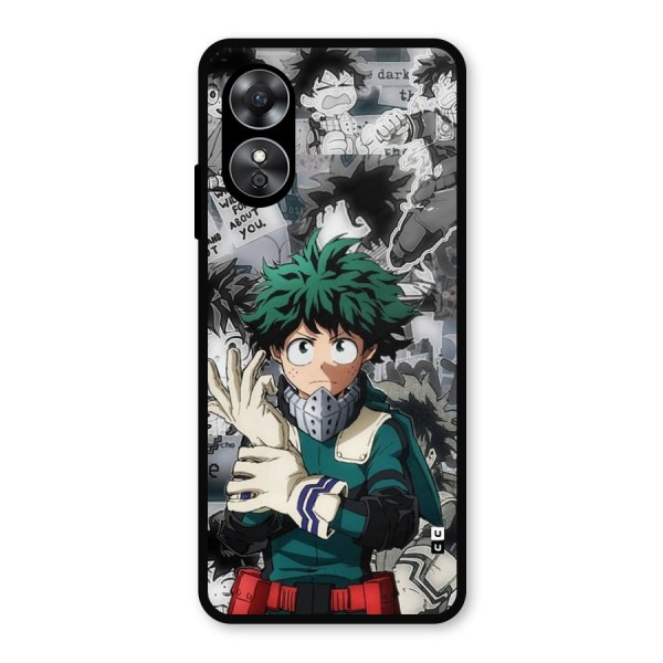 Izuku Midoriya Metal Back Case for Oppo A17