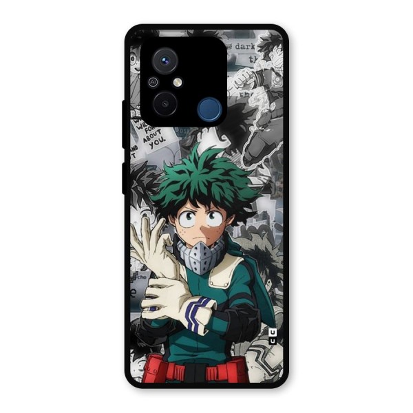 Izuku Midoriya Metal Back Case for Poco C55