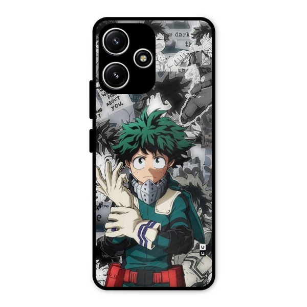 Izuku Midoriya Metal Back Case for Poco M6 Pro