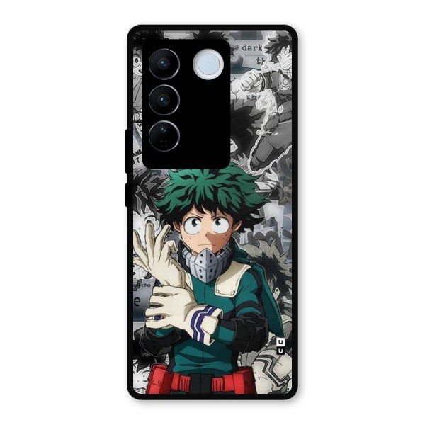 Izuku Midoriya Metal Back Case for Vivo V27 Pro