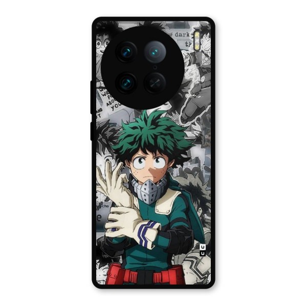 Izuku Midoriya Metal Back Case for Vivo X90 Pro