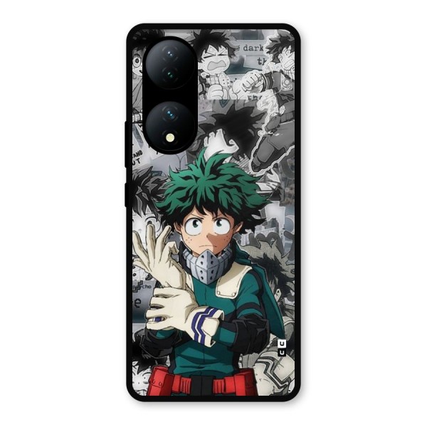 Izuku Midoriya Metal Back Case for Vivo Y100a