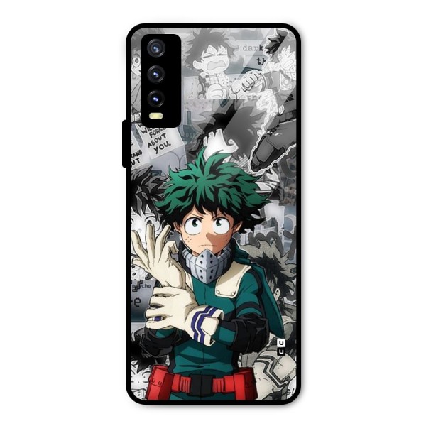 Izuku Midoriya Metal Back Case for Vivo Y20 2021