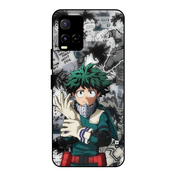 Izuku Midoriya Metal Back Case for Vivo Y21A