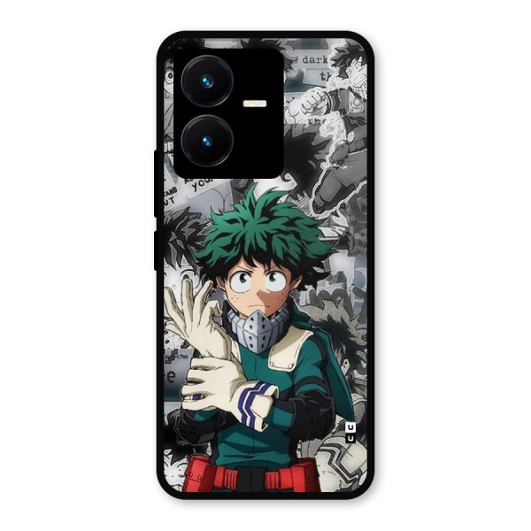 Izuku Midoriya Metal Back Case for Vivo Y22s