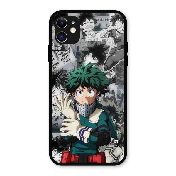 Izuku Midoriya Metal Back Case for iPhone 11