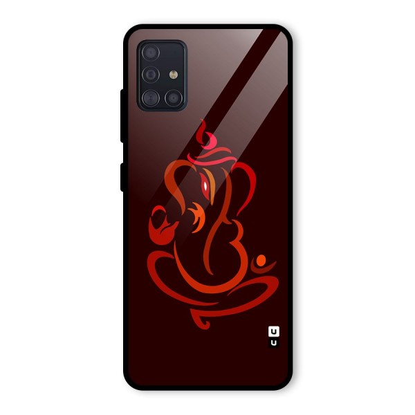 Jai Ganesha Glass Back Case for Galaxy A51