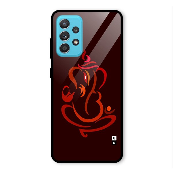 Jai Ganesha Glass Back Case for Galaxy A52s 5G