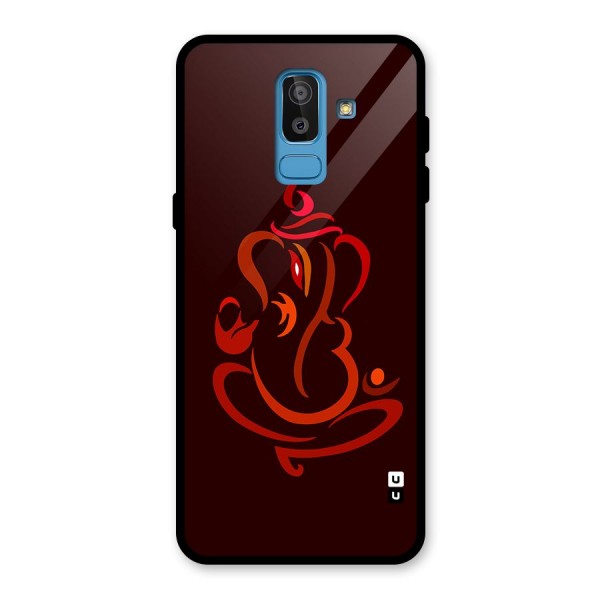 Jai Ganesha Glass Back Case for Galaxy J8