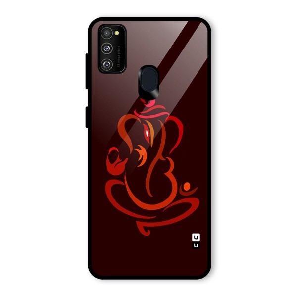 Jai Ganesha Glass Back Case for Galaxy M21