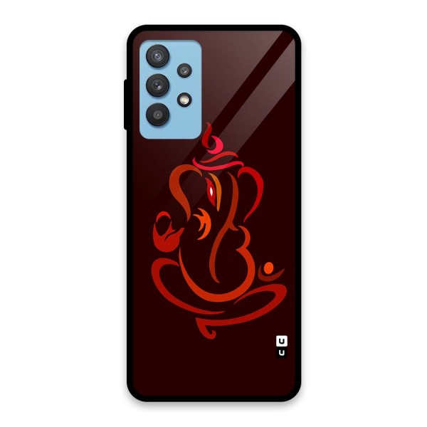 Jai Ganesha Glass Back Case for Galaxy M32 5G