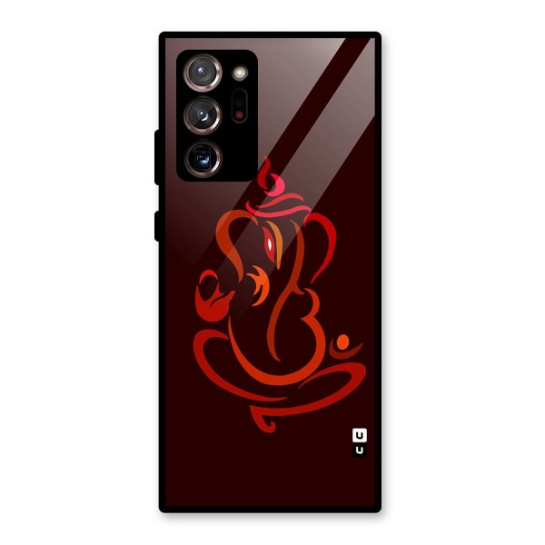 Jai Ganesha Glass Back Case for Galaxy Note 20 Ultra