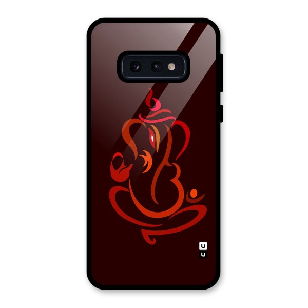 Jai Ganesha Glass Back Case for Galaxy S10e