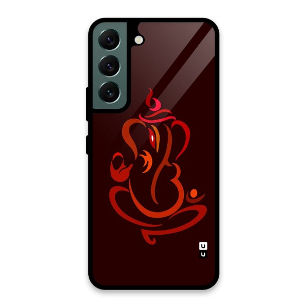 Jai Ganesha Glass Back Case for Galaxy S22 5G