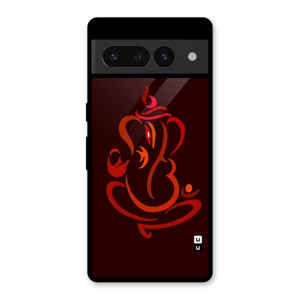 Jai Ganesha Glass Back Case for Google Pixel 7 Pro