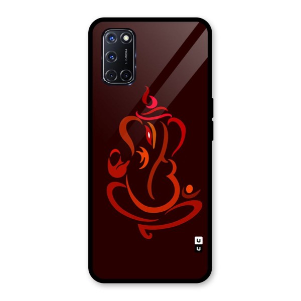 Jai Ganesha Glass Back Case for Oppo A52