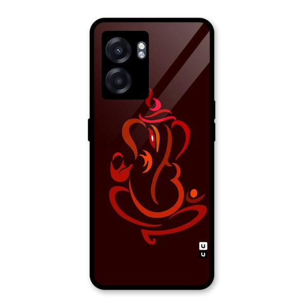 Jai Ganesha Glass Back Case for Oppo K10 (5G)