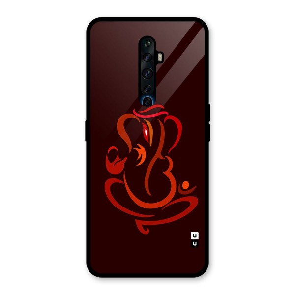 Jai Ganesha Glass Back Case for Oppo Reno2 Z